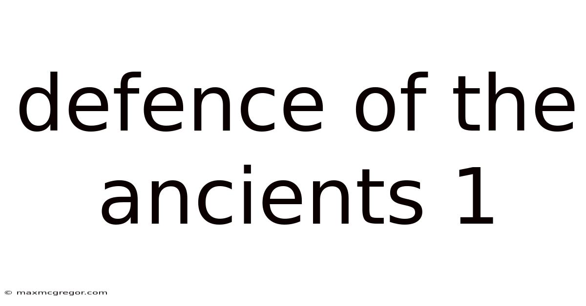 Defence Of The Ancients 1