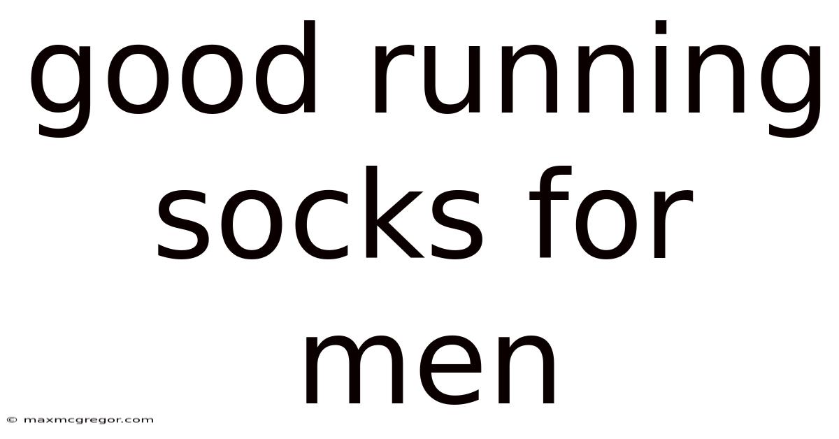 Good Running Socks For Men