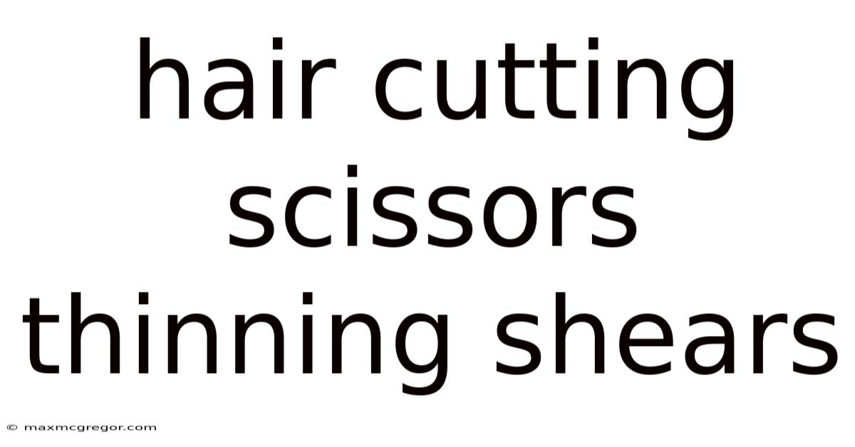 Hair Cutting Scissors Thinning Shears