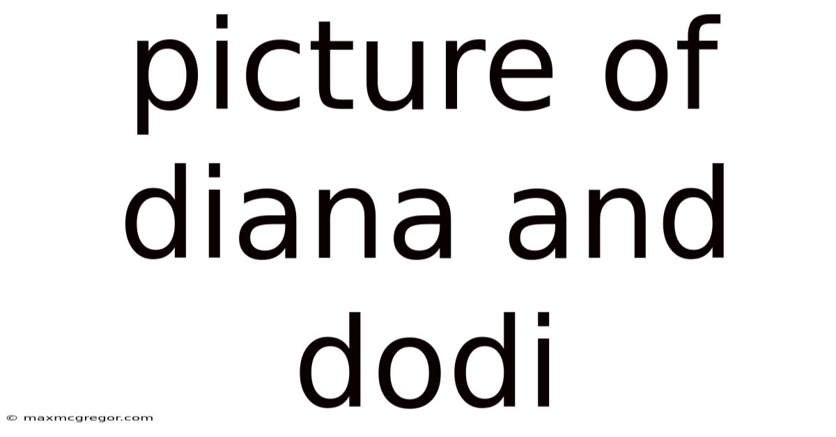 Picture Of Diana And Dodi