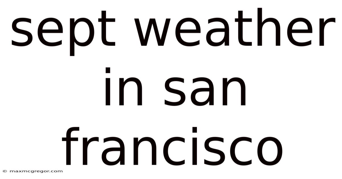Sept Weather In San Francisco