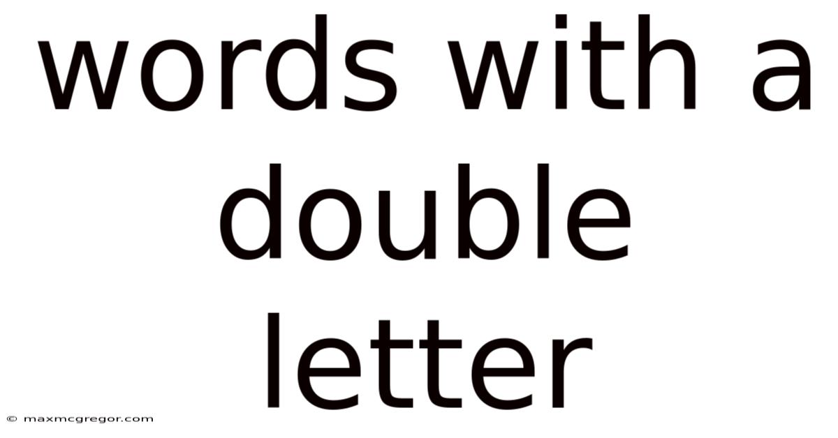 Words With A Double Letter